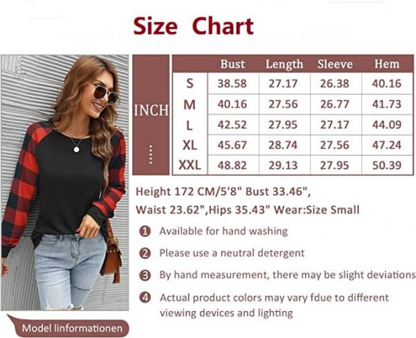 Womens Long Sleeve Shirts Crew Neck Pullover Sweatshirt Pattern Raglan Casual Tunic Tops